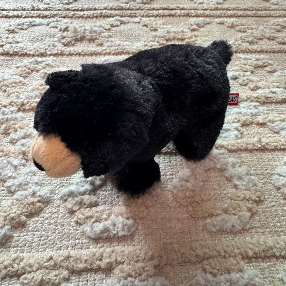 Douglas Cuddle Toys Morley Black Bear 8" Plush Stuffed Animal Toy 4002